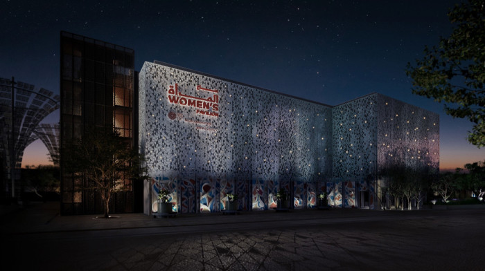 Expo 2020 Dubai Womens Pavilion  Nighttime render